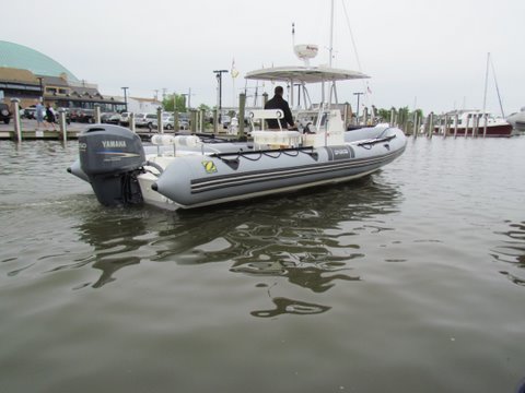 I think this beast had a 250 hp Yamaha on it. This is the kind of thing that you see on EGO Alley