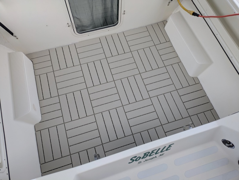 Ikea Runnen decking tiles