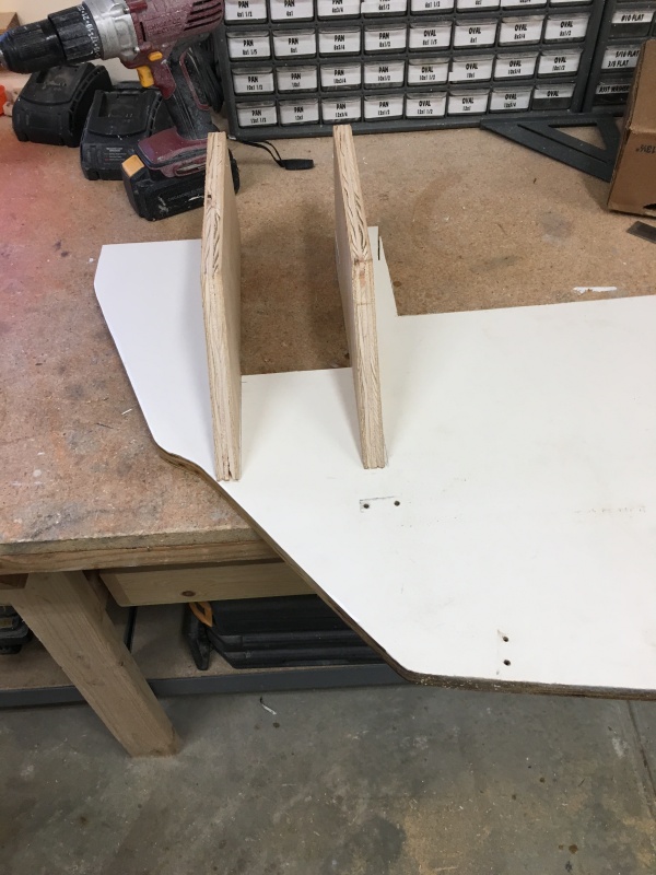 I'll mount the throttles on this extension.