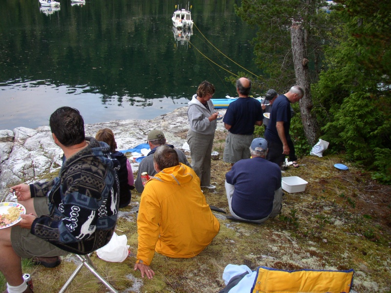 Impromtu Prideaux Haven potluck.