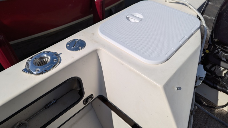 Imtra Replacement Hatch, Burnewiin Mount, and Scotty Plug