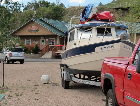 In an RV site (notice the VuQube)