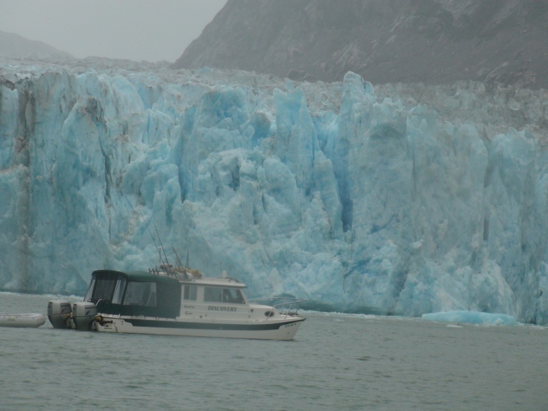 in front of dawes glacier