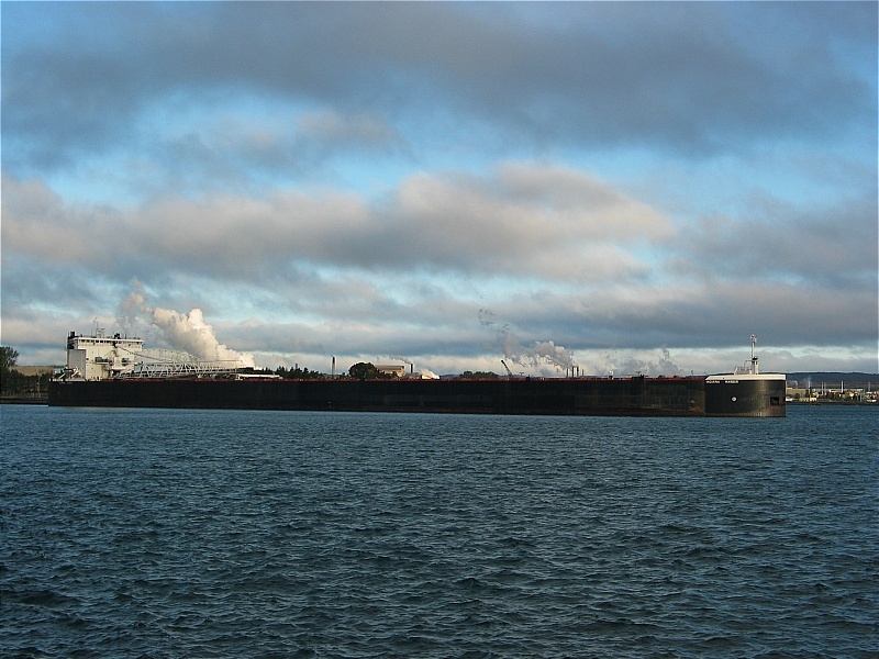 Indian Harbor tied up for day because of low water or loaded to deep