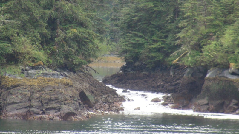 Inlet to beautiful inner lake we accessed at high tide