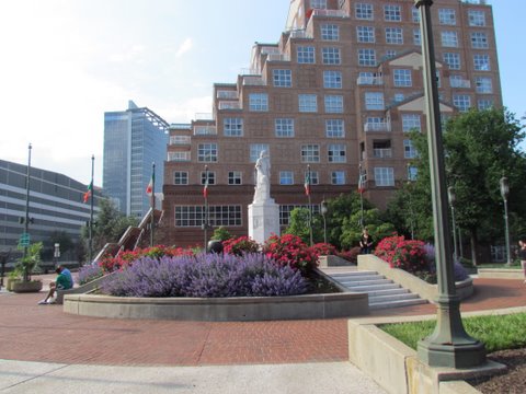 Inner Harbor area Baltimore Maryland