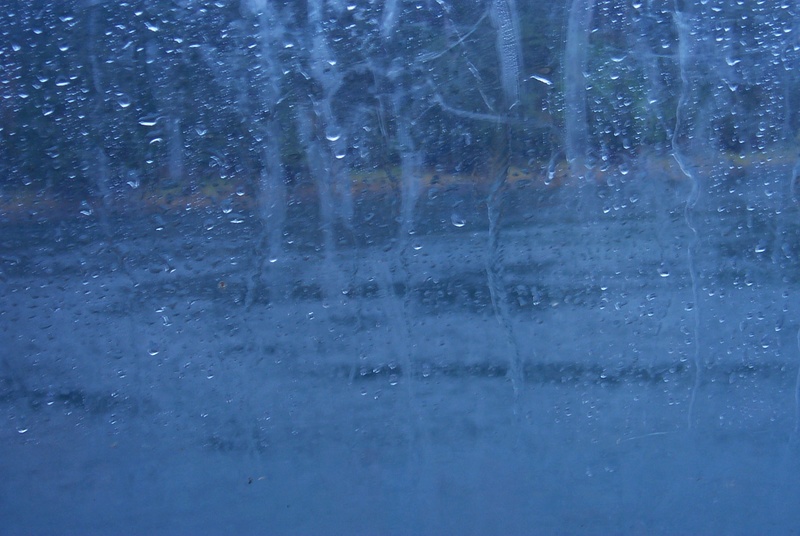 Inside looking out.