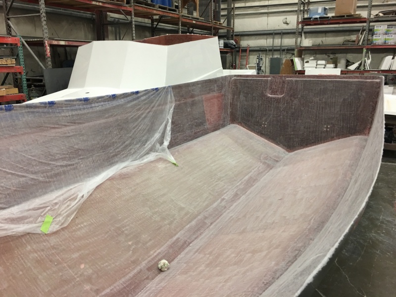 Inside of the SeaSport hull