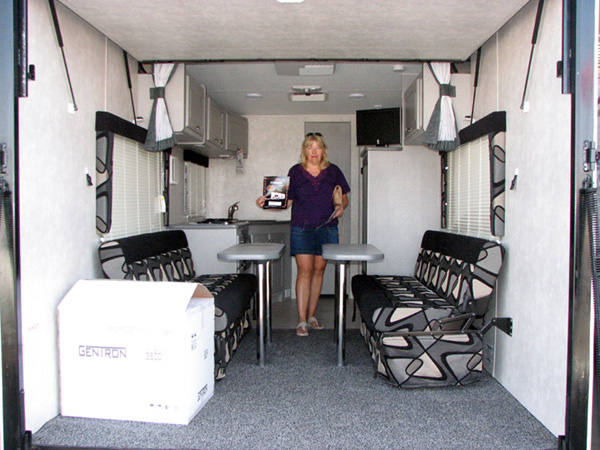 Inside our "summer home: