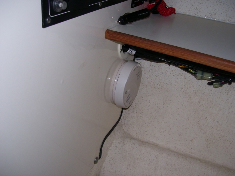 Installed 12 volt CO2 detector