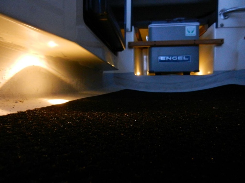 Interior LED under kickpanel