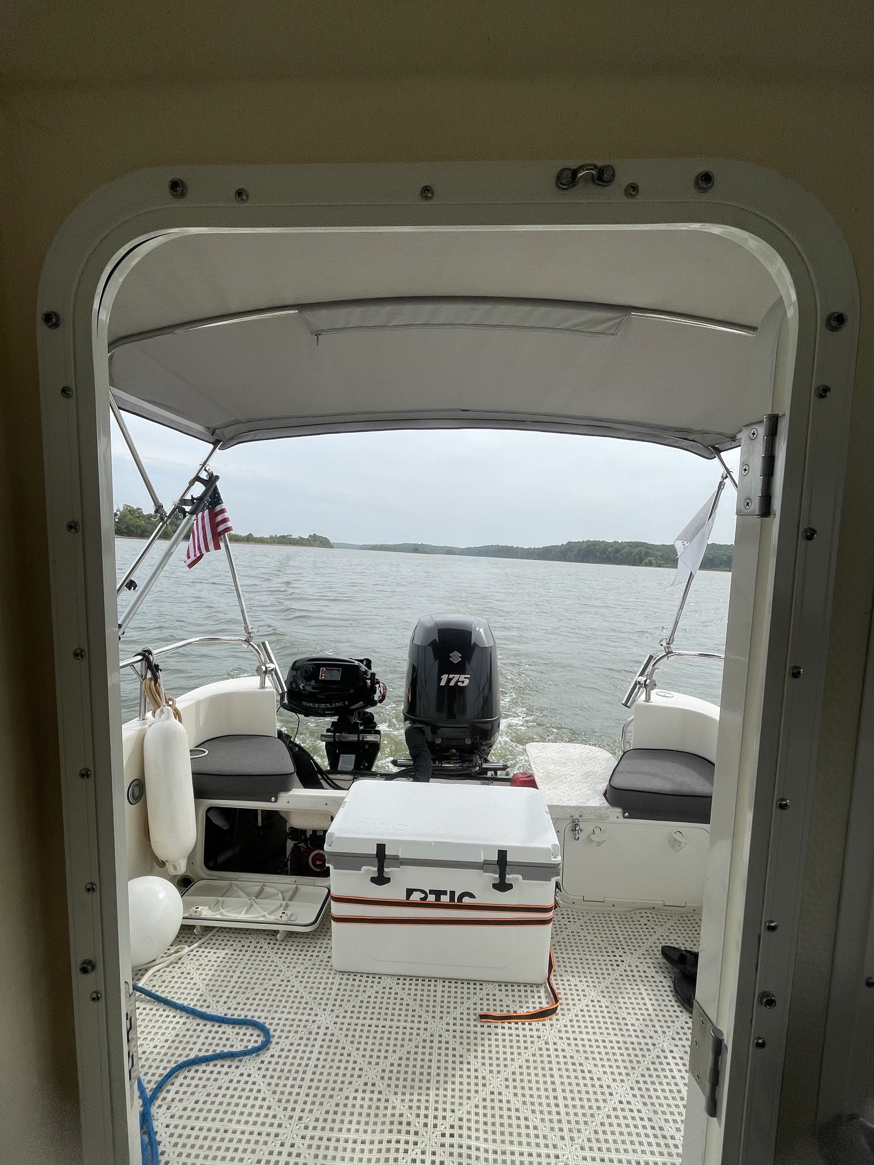 INTERIOR - V-Berth cushions + aft corner cushions