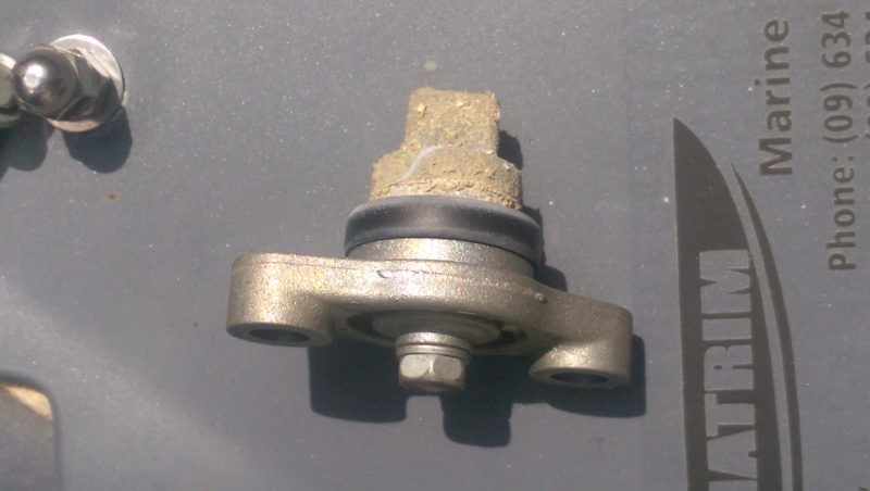 Internal upper anode before cleaning