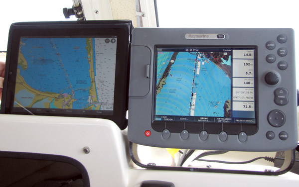 iPad next to the E-80