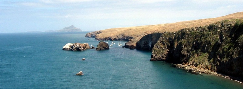 (Islander) Santa Cruz Island looking east to Anacapa