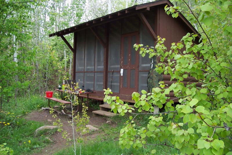 Isle Royale hut Park Service provided