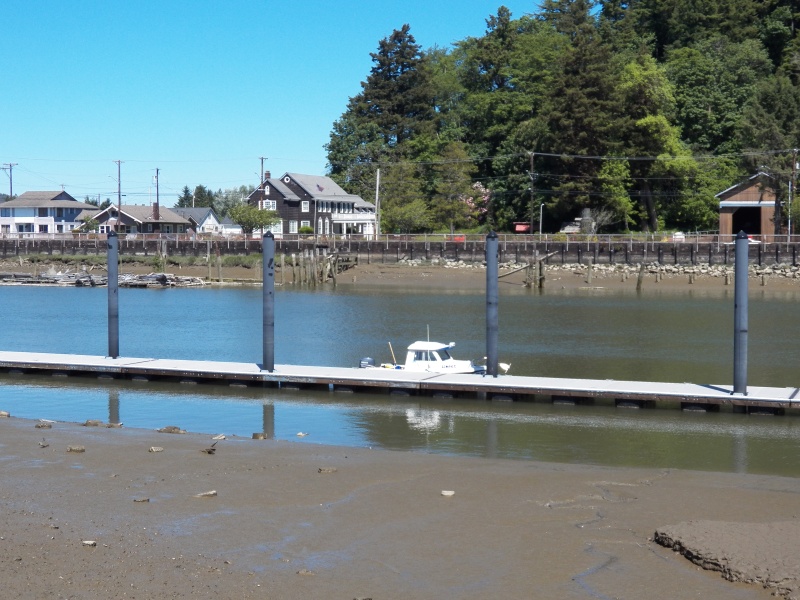 It is across the river from the old Polson "mansion" (now a logging museum) just to the left.
