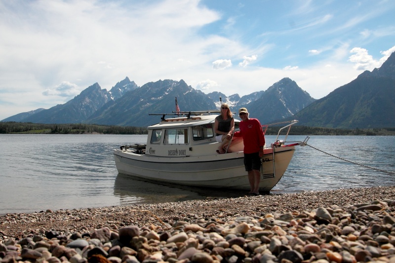 Jackson Lake, Grand Teton National Park

Out at Capt. Jim's favorite place, Elk Island.