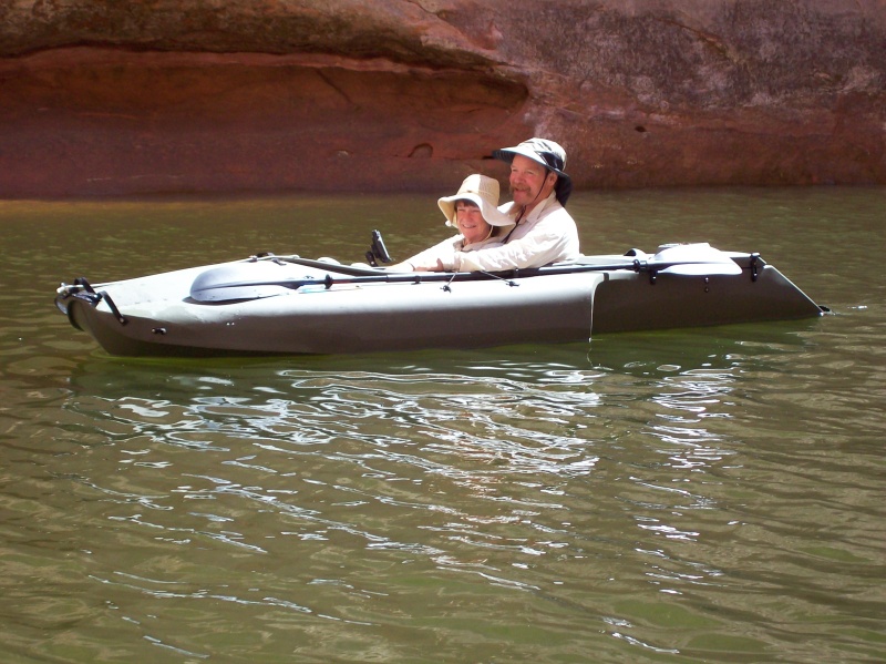 Jay and Jolee on Mokai in Secret Canyon