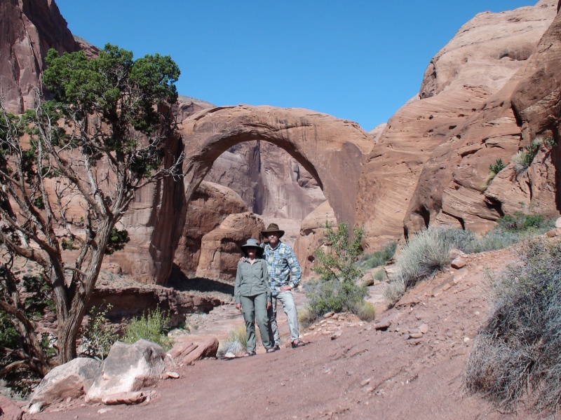 Jay & Jo-Lee on the backside of Rainbow Bridge