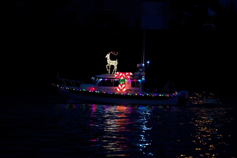 Jean Marie in the Portland Christmas Ships parade.