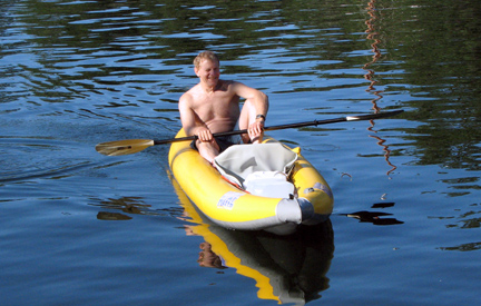 Jim (Endurance) kayaking