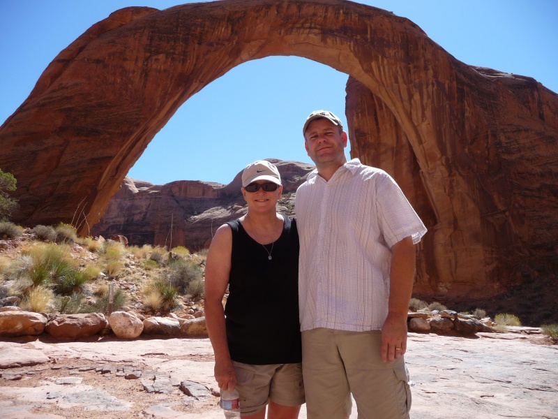 Jim &Marti at Rainbow Bridge, C-Idaho