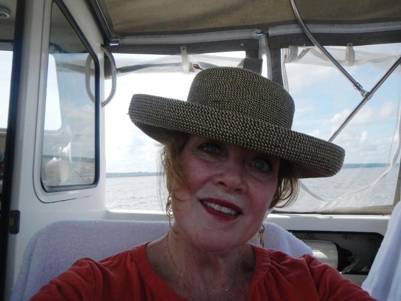 Joan from OSPREY enjoying the trip