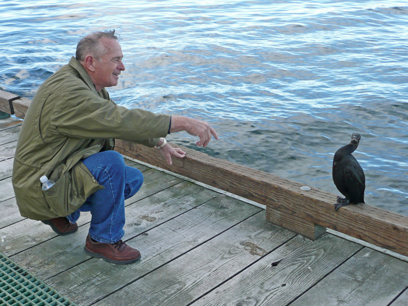 Joe trying to get his & Ruth's dinner