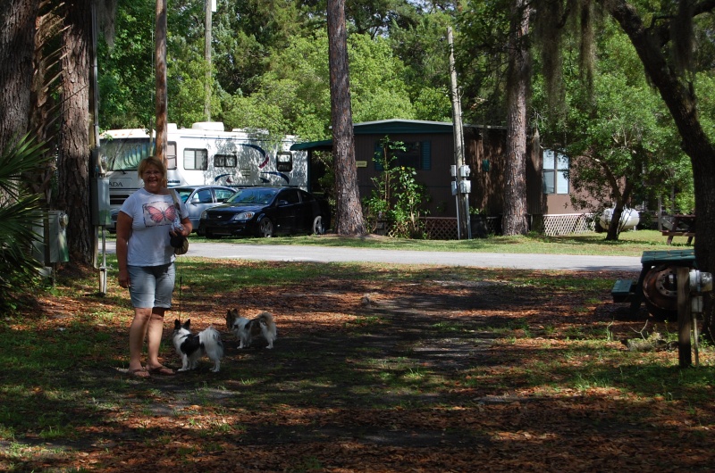 Judy surveying the site...