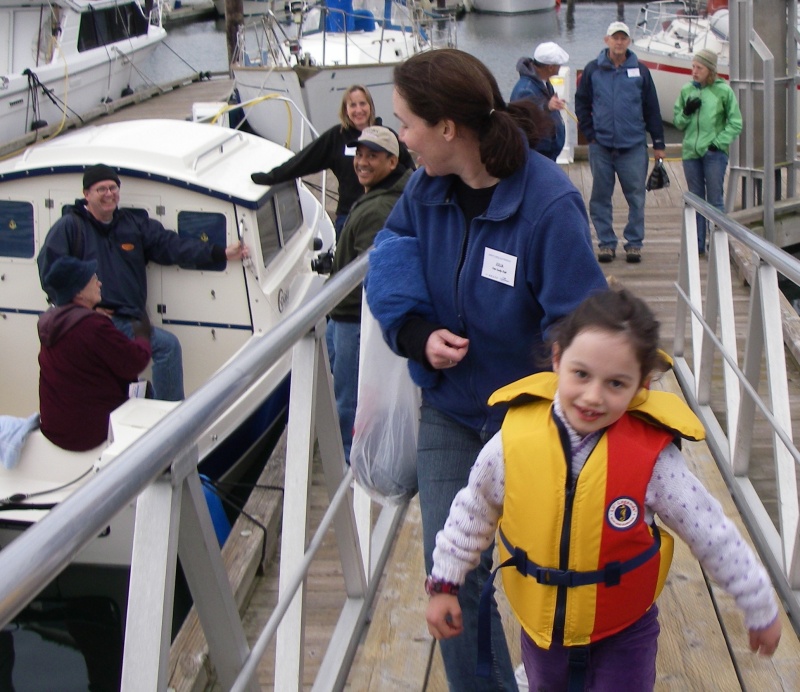 Julia and daughter Two Lucky Fish