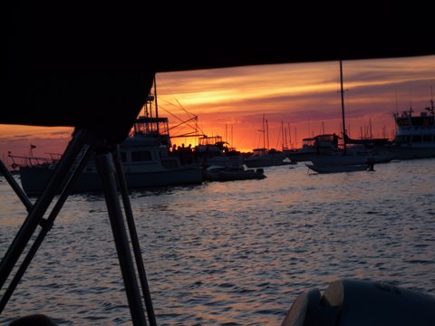 July 2nd sunset on Block Island