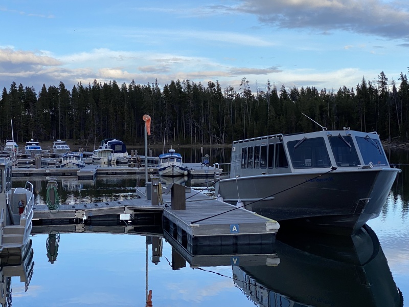 June 4 back to our favorite dock slip B1 at the Bridge Bay Marina for the summer.  Pulled the boat on Sept 4, 2 days before leaving on road trip to Tuktoyaktuk on the Arctic Ocean