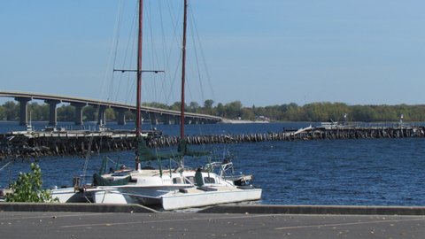 Just below the Canadian border on the Richelieu River at the top of Lake Champlain