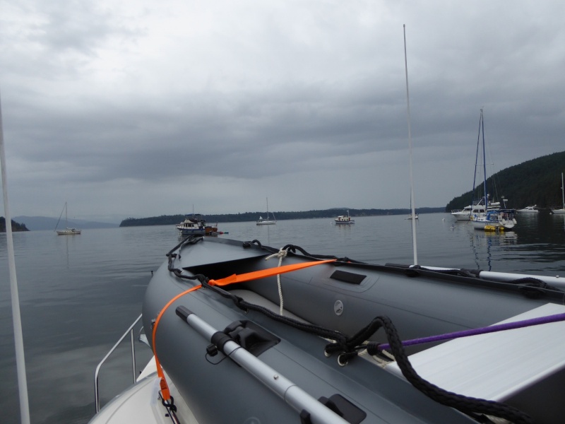 Kaboat on the roof in Eagle Harbor