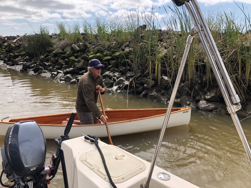 Karl\'s handmade canoe