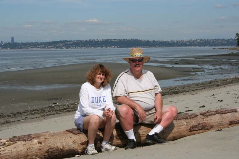 Kathy and I at Blake Island, WA June 2008