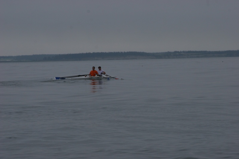 Keep rowing Bill, we're in first place, for now!