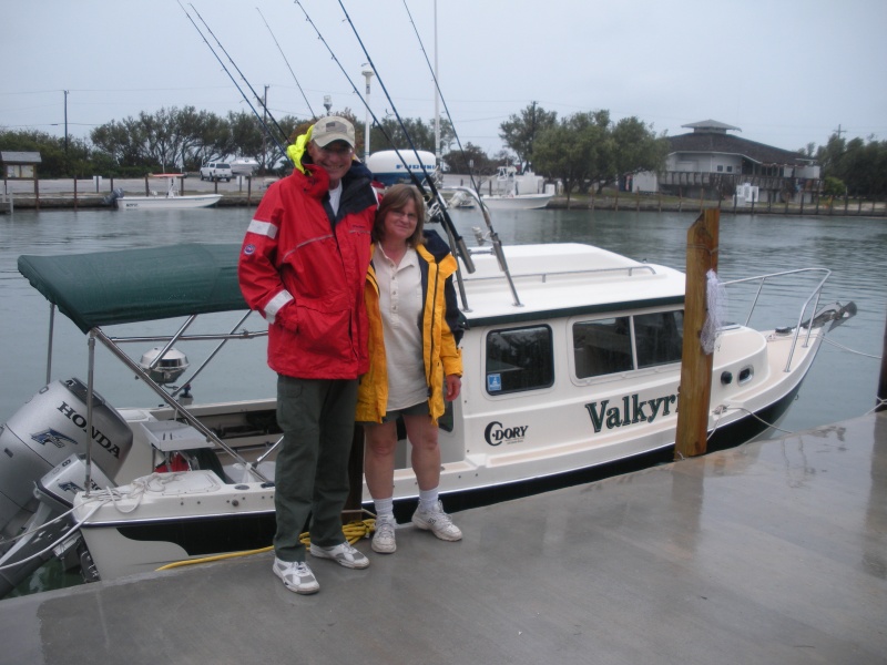 Keys weather is not always sunny and warm.  Nick and Marcia.