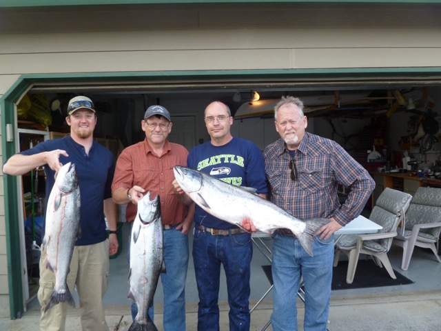 kid, me,bro-in-law & bro visiting from Argentina