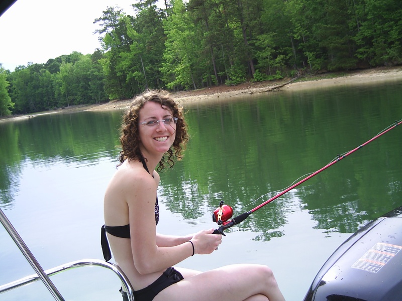 Kim not catching any fish