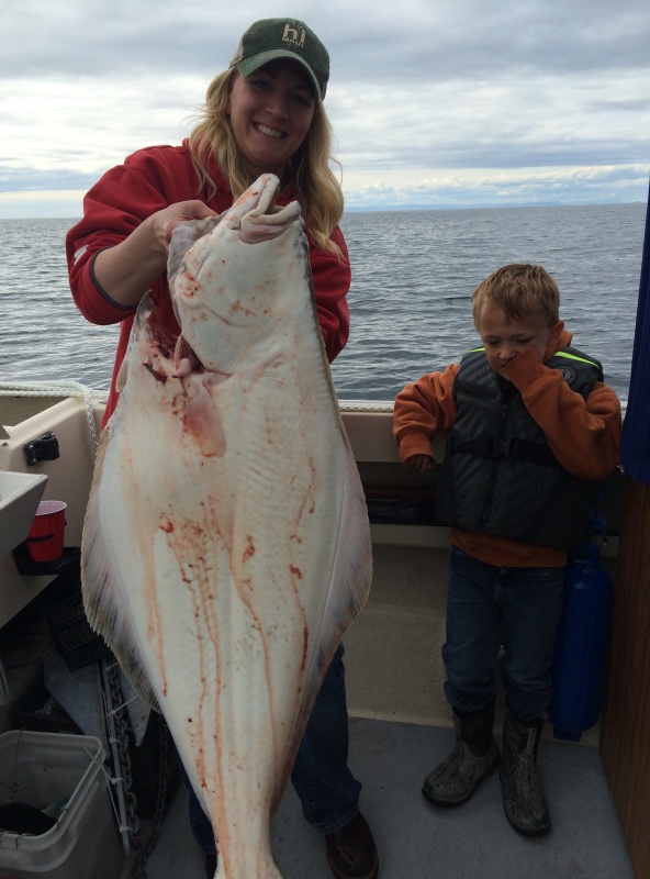 kristins first halibut sequim 5/2014