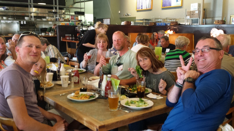 L-R, Greg & Aven (Ari), Christine & Patrick (Kim Christine), Meredith & Mark ('Au Kai)