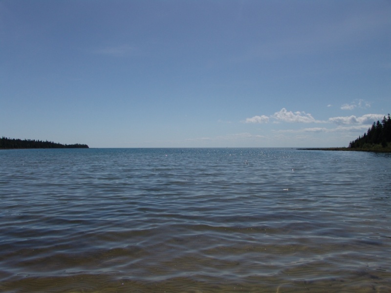Lake Huron out there.