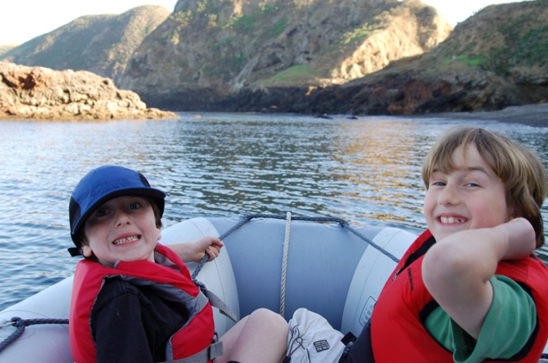 Landing at Frenchy's Cove -- West Anacapa.