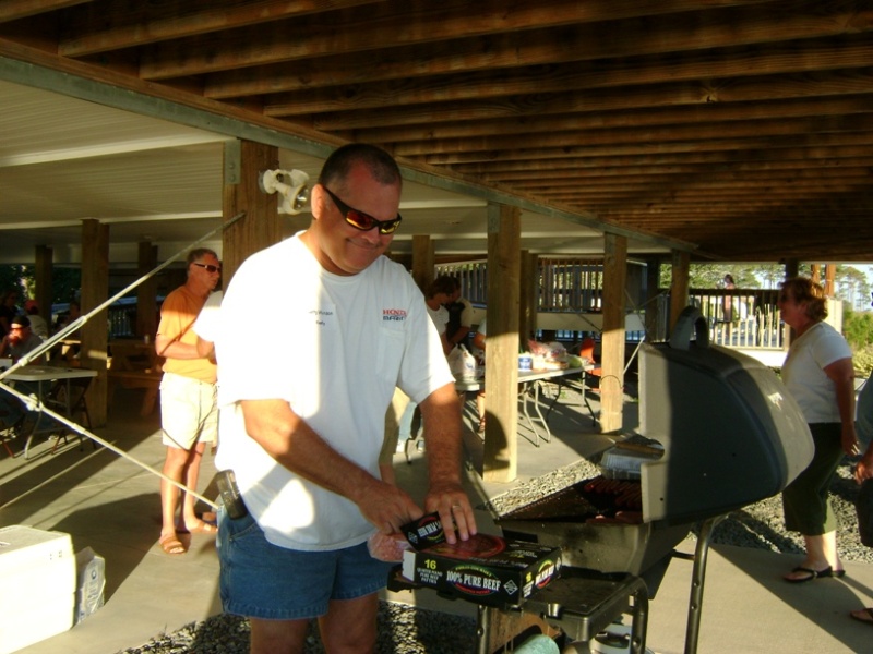 Larry hard at work
