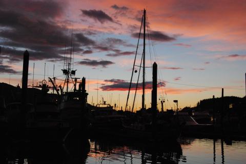 Last night in Alaska.