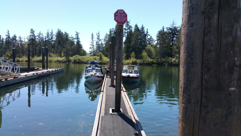 Launch dock in Port Alberni
