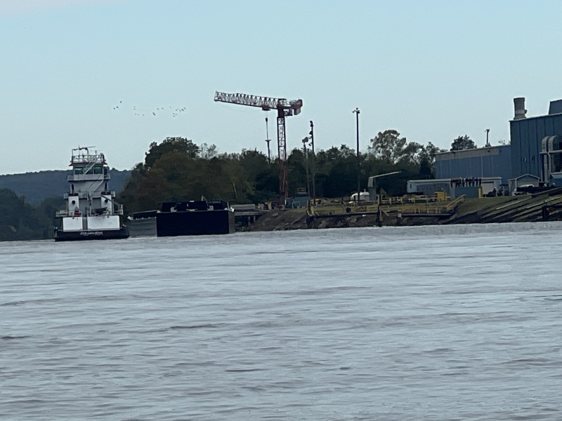 Launching a new barge