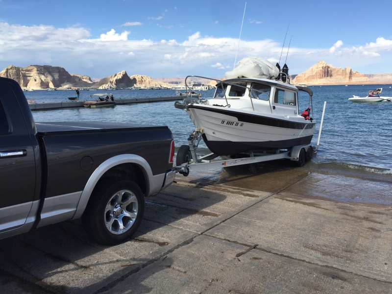 Launching at Wahweap.